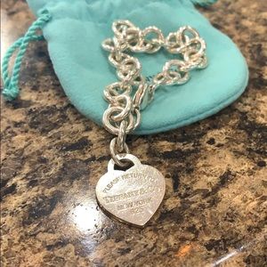 Tiffany & Co.  heart tag charm bracelet!
